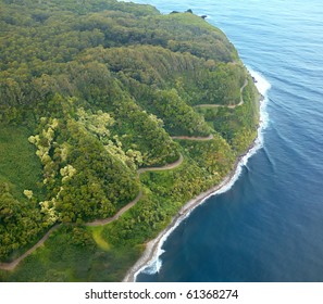 Road To Hana Aerial - Maui, Hawaii