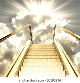 Golden Stairs to Heaven Images, Stock Photos & Vectors | Shutterstock