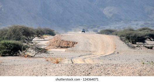 Road Into The Danakil Desert, Eritrea