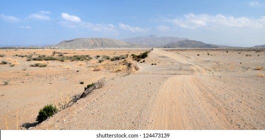 Road Into Danakil Dessert In Eritrea