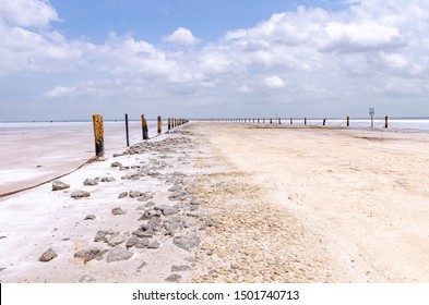 Road Leading Into Oklahoma's Great Salt Plains