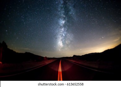 Road Leading To The Milky Way