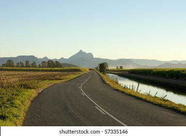 A Road Leading To Mount Warning, Northern New South Wales, Australia