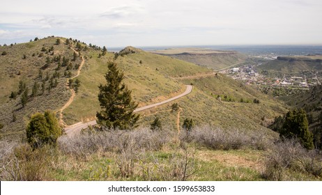 Road Up Lookout Mountain In Golden Colorado