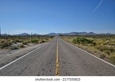 Road In The Middle Of Baja California Desert