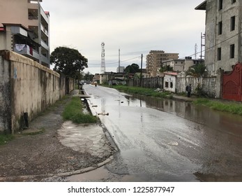 Road In Monrovia, Liberia