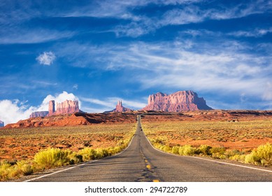 Road To The Monument Valley