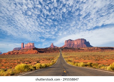 Road To The Monument Valley