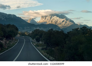 Road to mountains