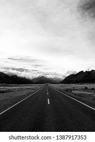 Road To Mt. Cook, NZ