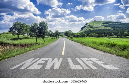 road to new life - Shutterstock ID 585629465