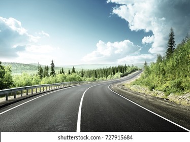 Road In North Mountain Forest