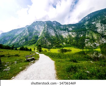 Road To Obersee, Berchtesgaden National Park - Bavaria Germany