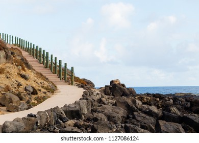 Road and ocean