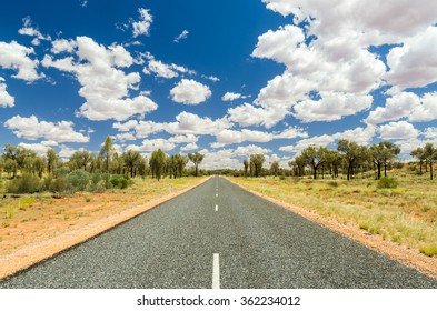 Road On The Australian Desert