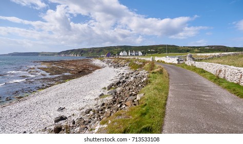 Road On Rathlin Island, Antrim, Northern Ireland