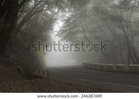 Similar – Image, Stock Photo Fog line Environment Air