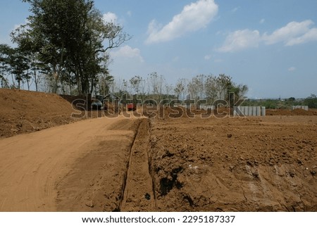 road and sewer construction projects using Hydraulic trackhoe excavator