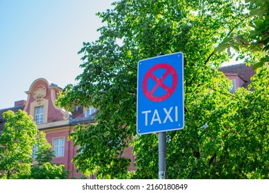 Road Sign In Germany, Taxi Rank