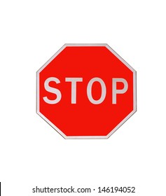 Road Sign Stop Give Way Isolated Stock Photo 146194052 | Shutterstock