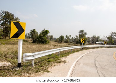 Road Signs Warn Drivers Ahead Dangerous Stock Photo 177686765 ...