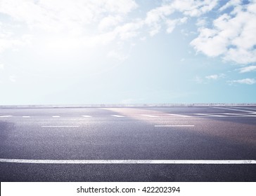 road and sky