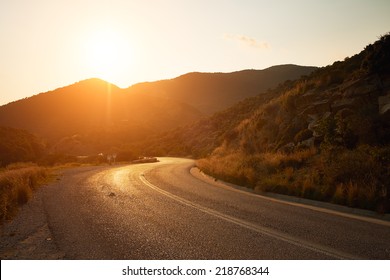 Road Sunset