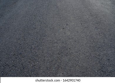 Road Surface, Black Asphalt Paving Material.