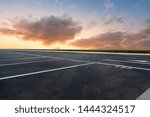Road surface and sky clouds

