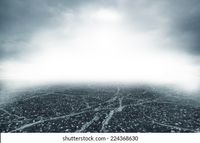 Road In Thick Fog