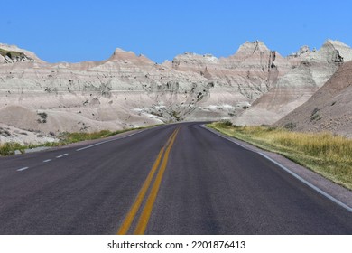 Road Through Badlands National Park