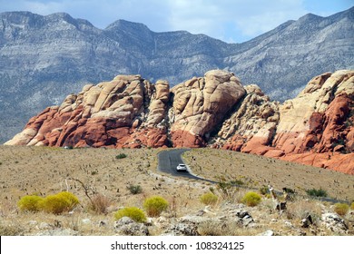 Road Through Red Rock Canyon, Nevada