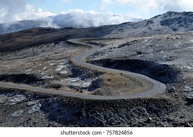 Road Through Sierra Nevada In Spain
