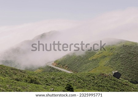 Similar – Image, Stock Photo coastal fog California