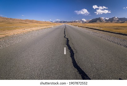 Road Towards Torugart Pass; Kyrgyzstan