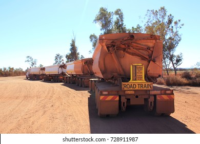 Road train in Western Australia