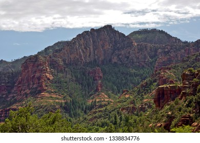 Road Trip Along USA West Coast Redrock Sedona Park In Arizona