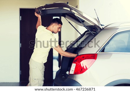 Image, Stock Photo parking space Lifestyle