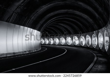 Similar – Image, Stock Photo Underground parking garage in Basel