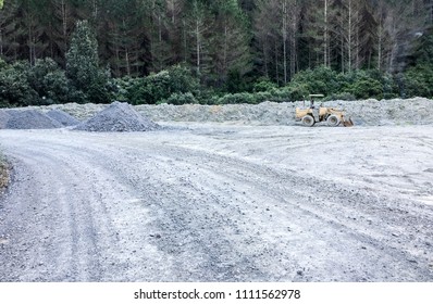 Road Under Repair After Storm