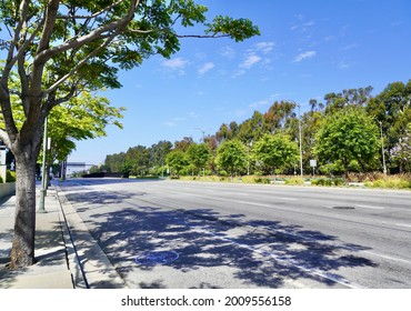 Road View Of Santa Monica Blvd 