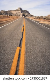 Road And Views Around Scottsbluff Nebraska