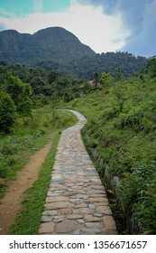 Road to a village in North of Vietnam