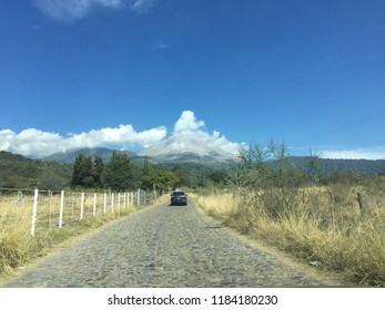 road to the volcano