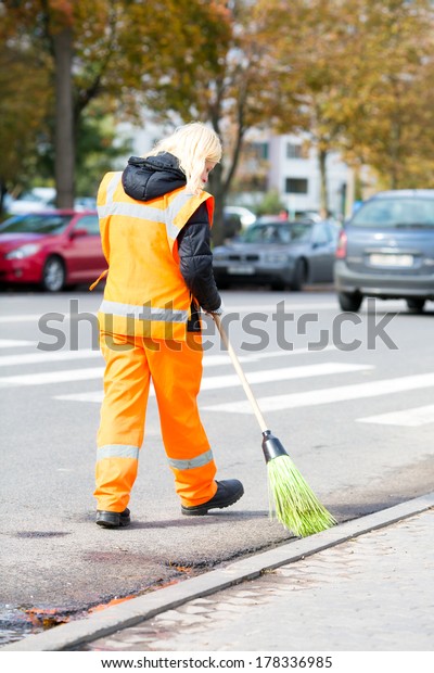 道路掃除人