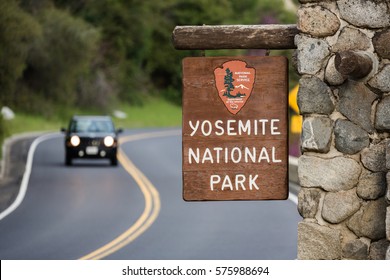 Road To The Yosemite National Park