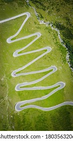 Road In A Zig Zag Manner 