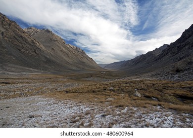 Road To Zorkul Lake, Pamir Mountains, Tajikistan, Afghanistan