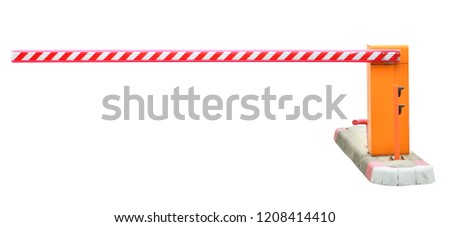 Similar – Image, Stock Photo road block Roadblock