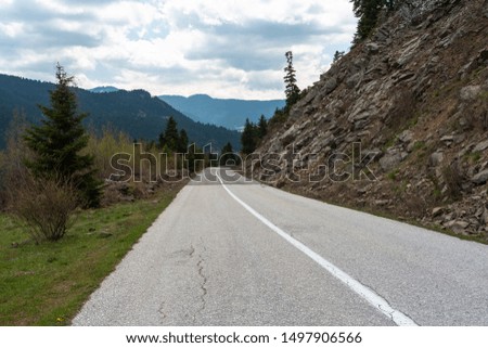 roads and ways in Tzoumerka